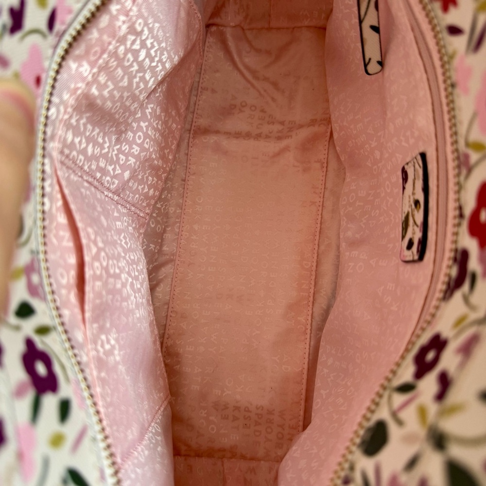 Kate Spade Laurel Way Boho Floral Medium Dally Bag EUC - Picture 10 of 14